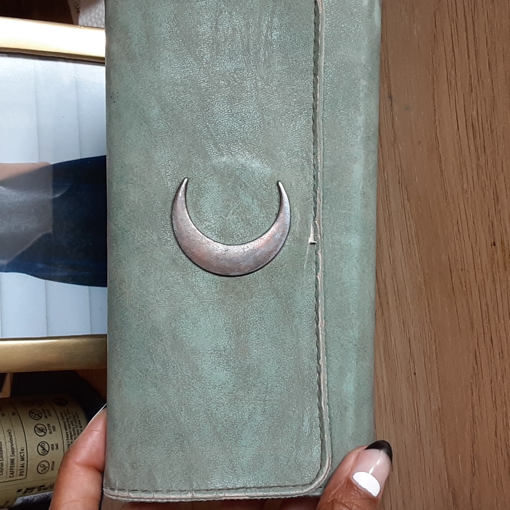 Crescent moon wallet